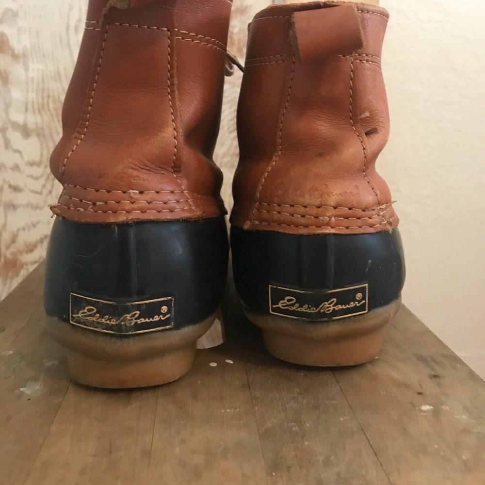 Vintage Eddie Bauer Duck Boots Sz 8 - Picture 3 of 4